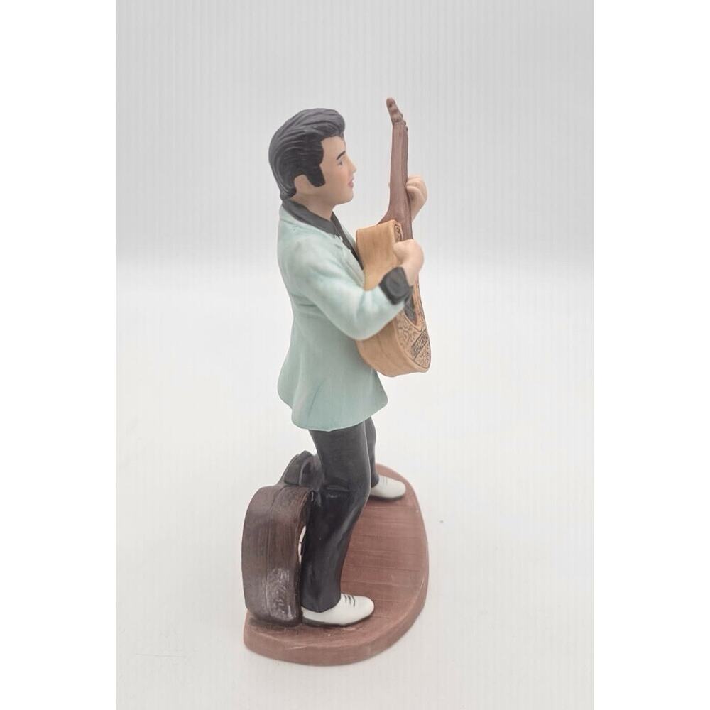 Vtg Avon Elvis Presley 1987 Porcelain Figurine Holding Guitar 6.5" H Handpainted - Picture 7 of 9